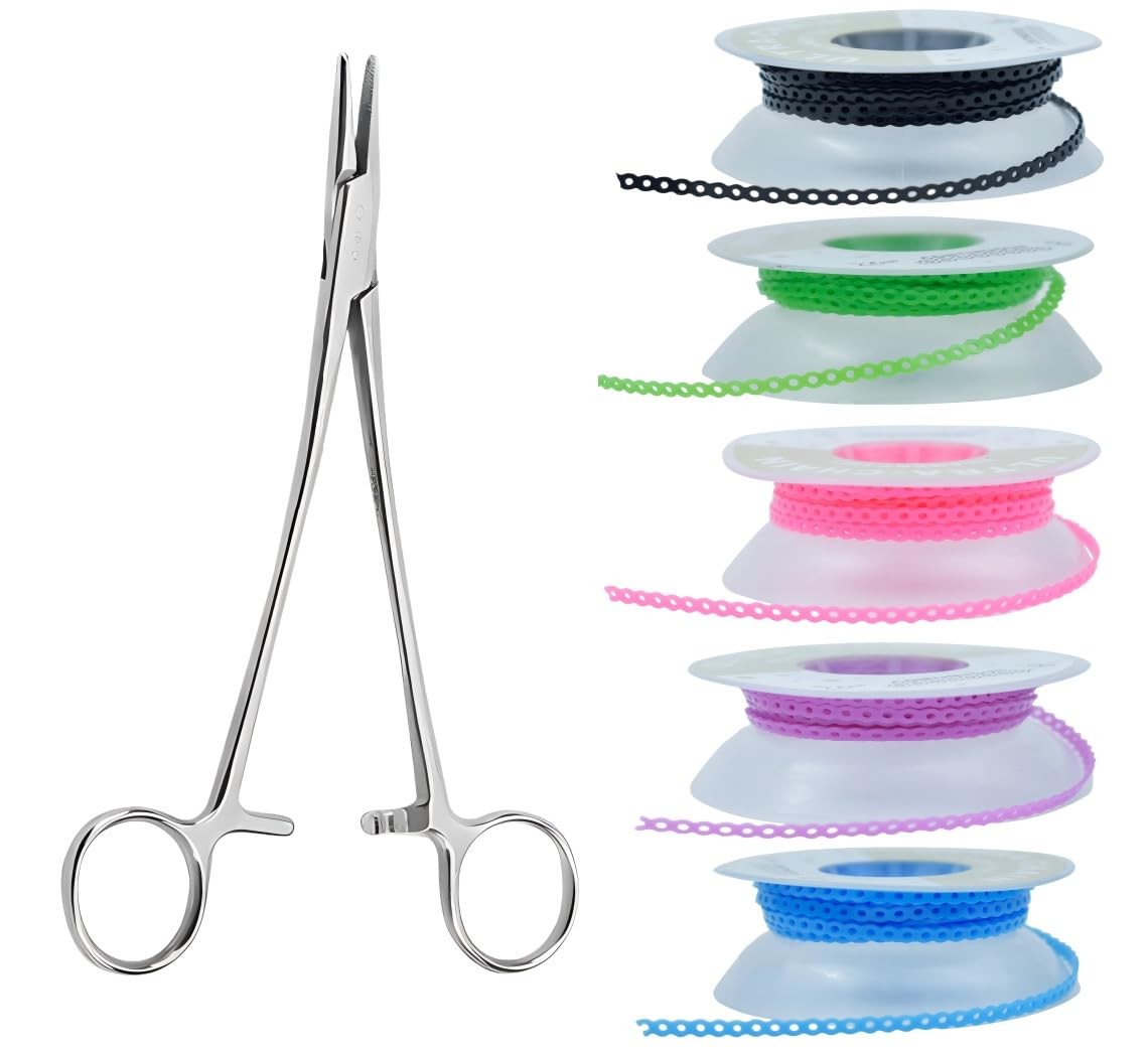 Braces Power Chains Short 5 Colors (Blue, Green, Pink, Purple, Multicolor