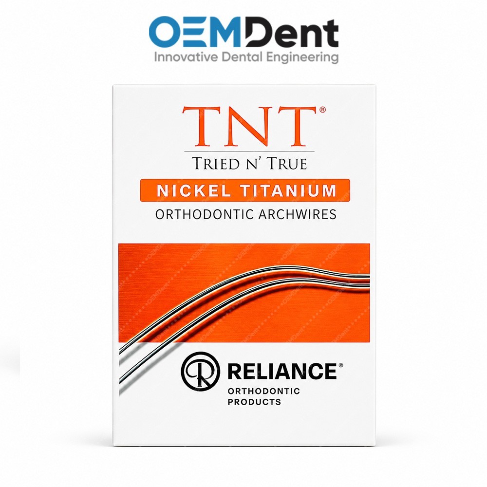 Reliance TNT D-Form NiTi Pre-Stopped Archwires Upper Lower 25 Pack USA Alloy