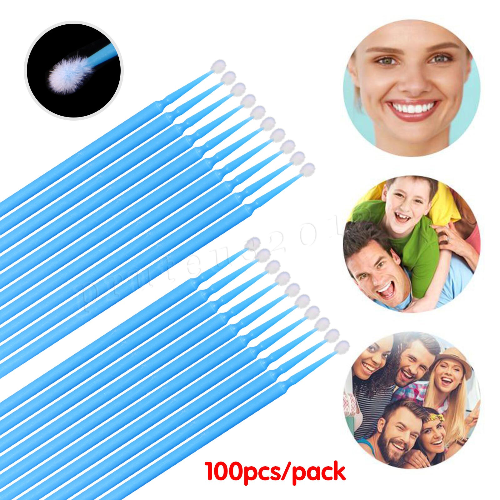 100 pcs/pack micro applicator micro brush Regular fine ultrafine dental beauty