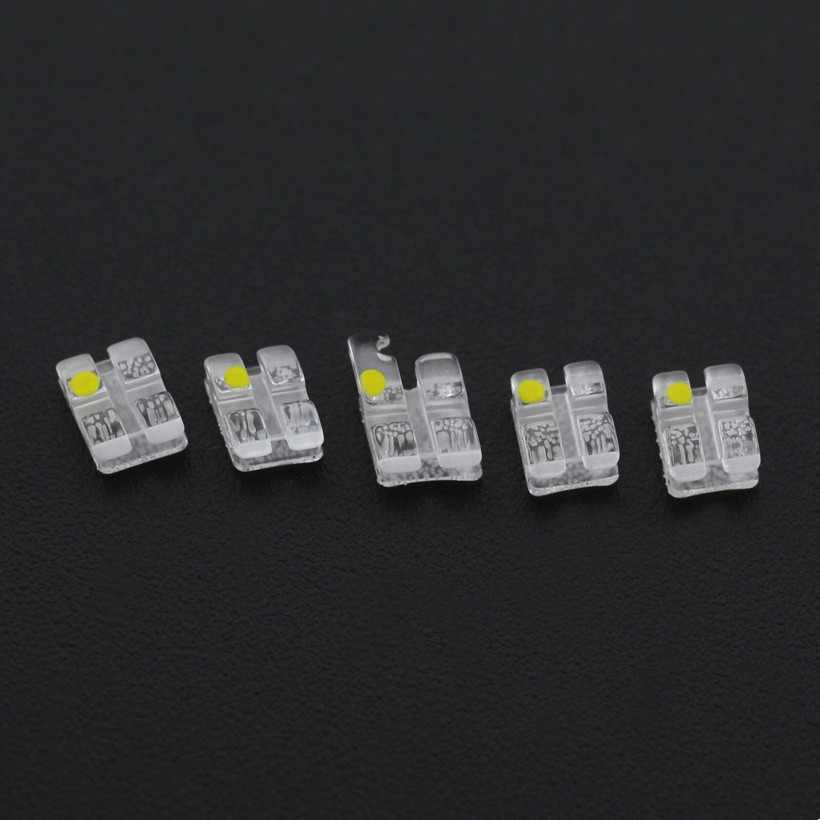 Orthodontic Sapphire Bracket Monocrystalline Aesthetic Brace Roth 022 3w/h Upper