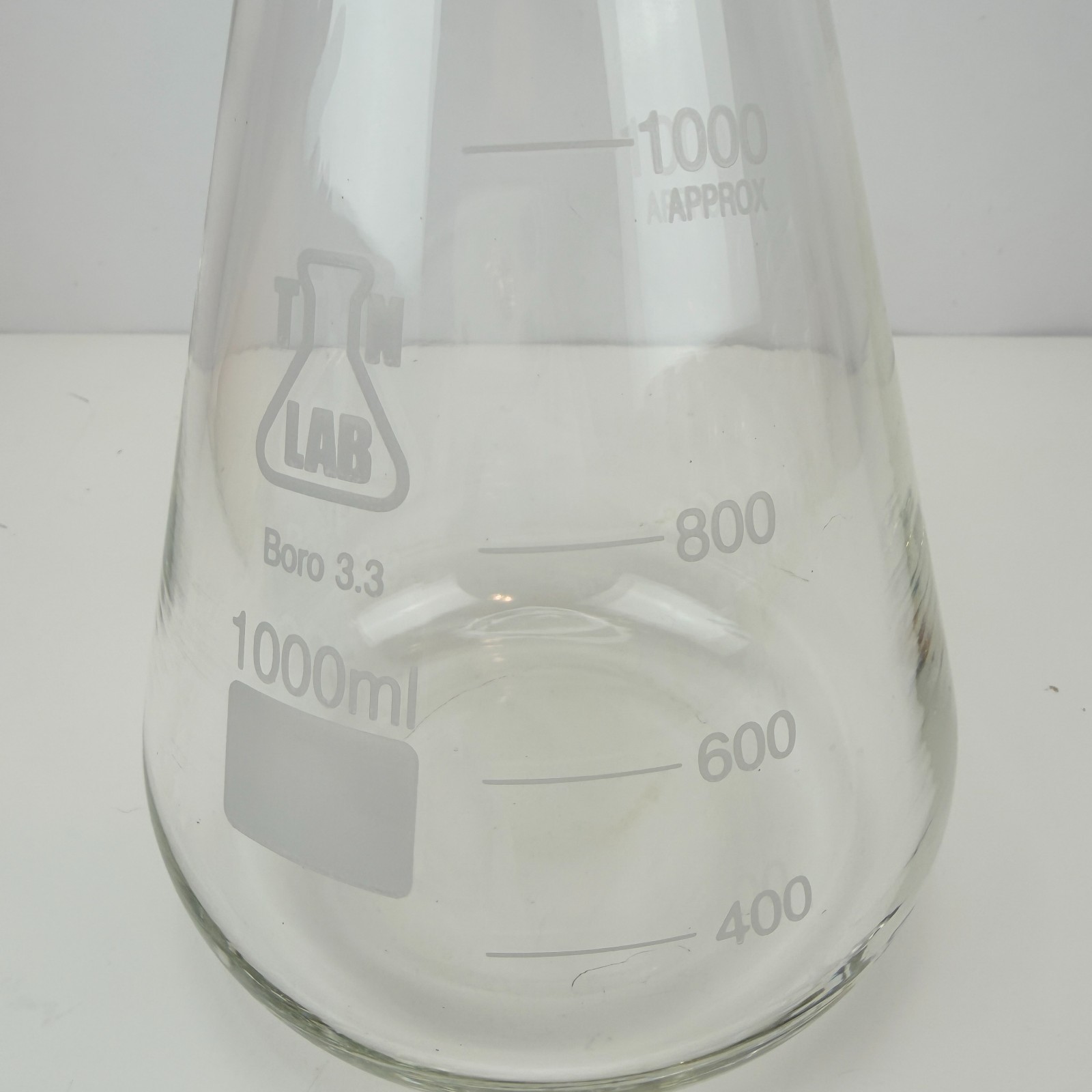 1000mL Erlenmeyer Vacuum Filter Flask Buchner Funnel Set Boro 3.3 Glass Lab