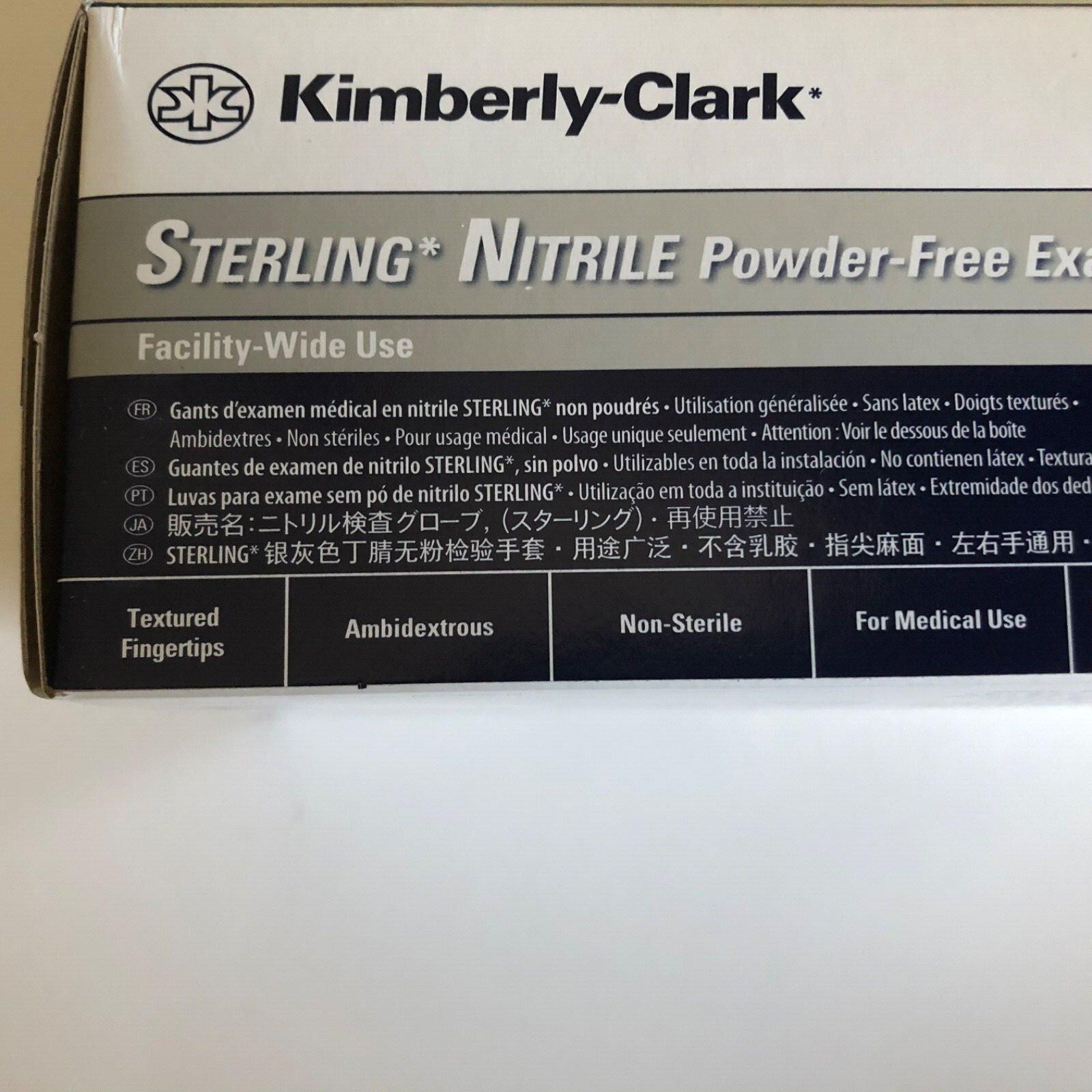 2000 Count Damaged Case Kimberly Clark Halyard Nitrile Gloves Large Exp 1/2025