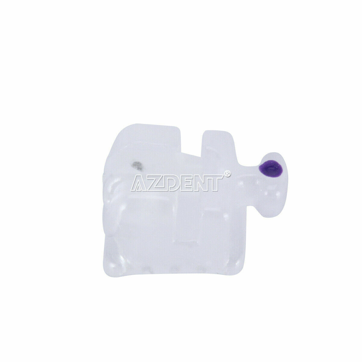AZDENT Dental Self-Ligating Ceramic Bracket Braces MBT Roth 0.022 Hooks 345