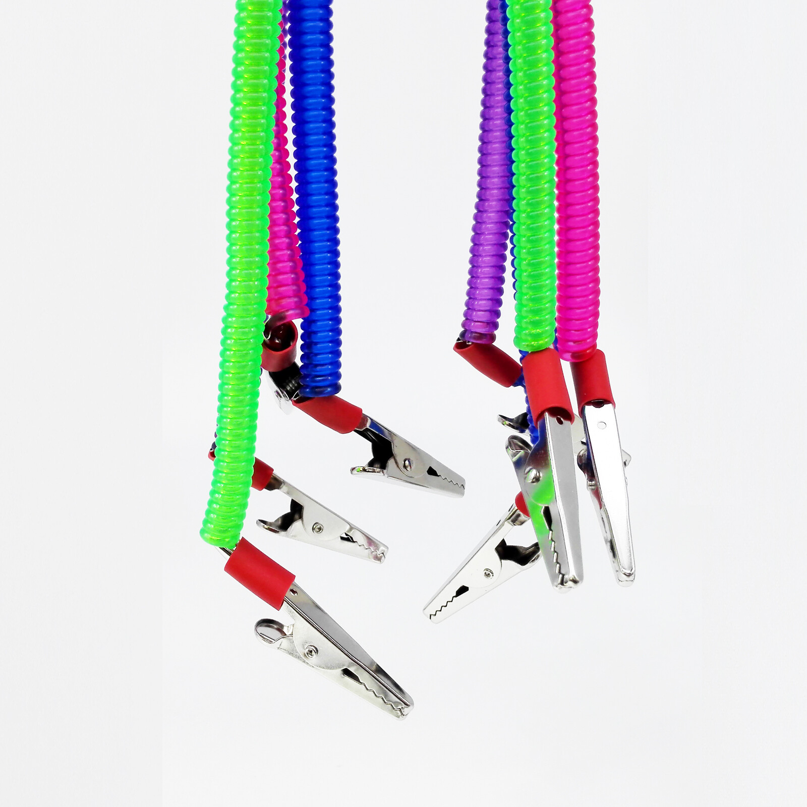 Dental Patient Bib Clips Chains Napkin Holder Flexible Coil Plastic Chain