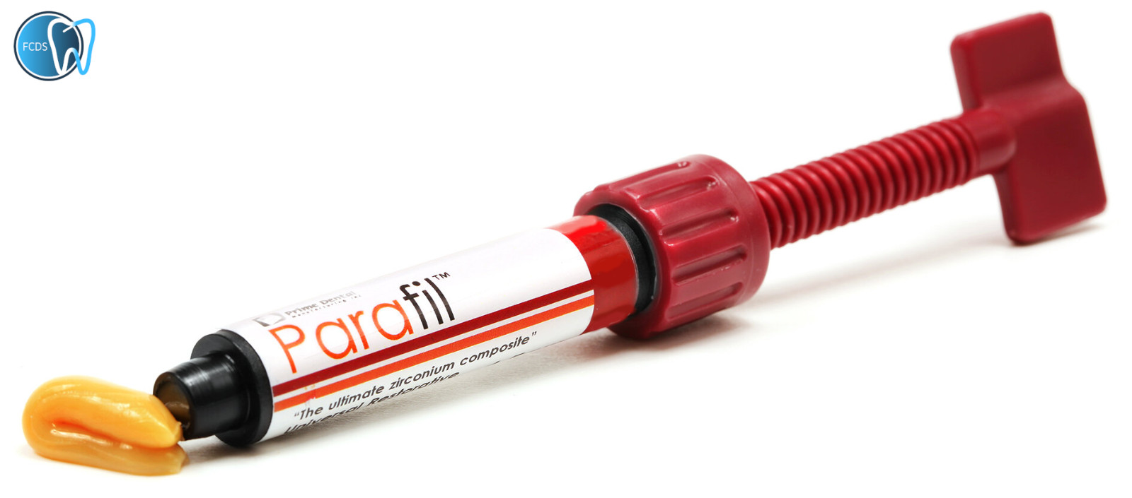 Prime-Dent Parafil Light Cure Zirconium Composite 4.5g Syringe – A2 Shade