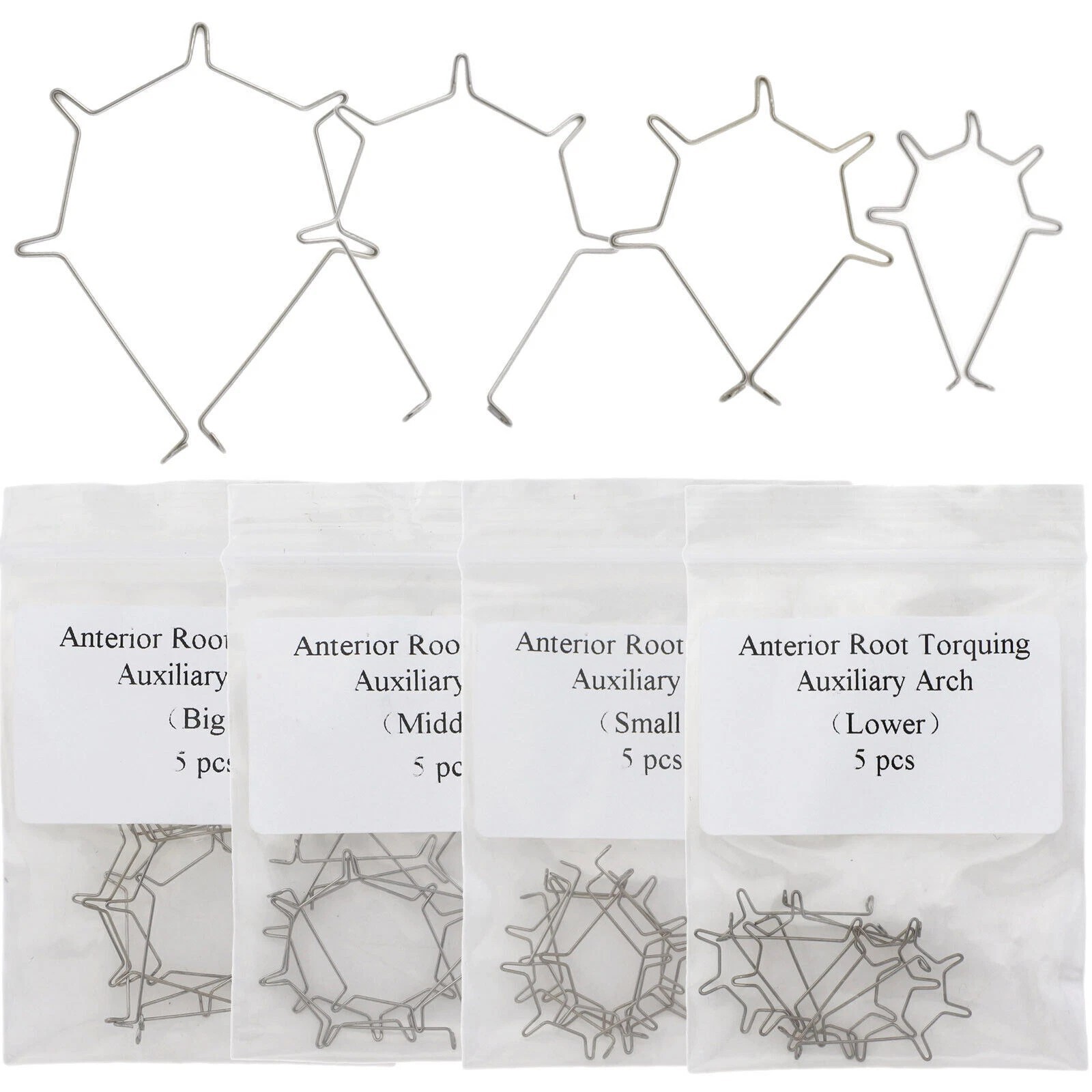 5 Pcs/Pack Dental Orthodontic Anterior Spring Root Torquing Auxiliary Arch Wire