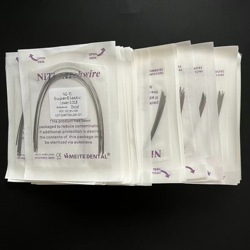 10pc/pack Dental Orthodontic Super Elastic Wire Niti Round Arch Wires Ovoid Form
