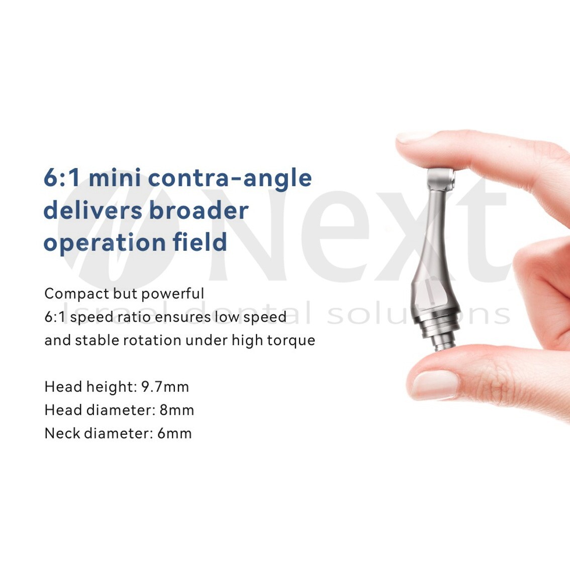 Dental DTE Woodpecker original Endo Free Dental Brushless Endo Motor 6:1 Contra