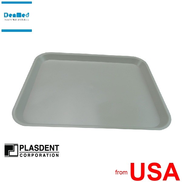 PLASDENT Flat Tray AF Setup Size A Color: GRAY- #300AF- 9- Each- Dim 001-300AF-9