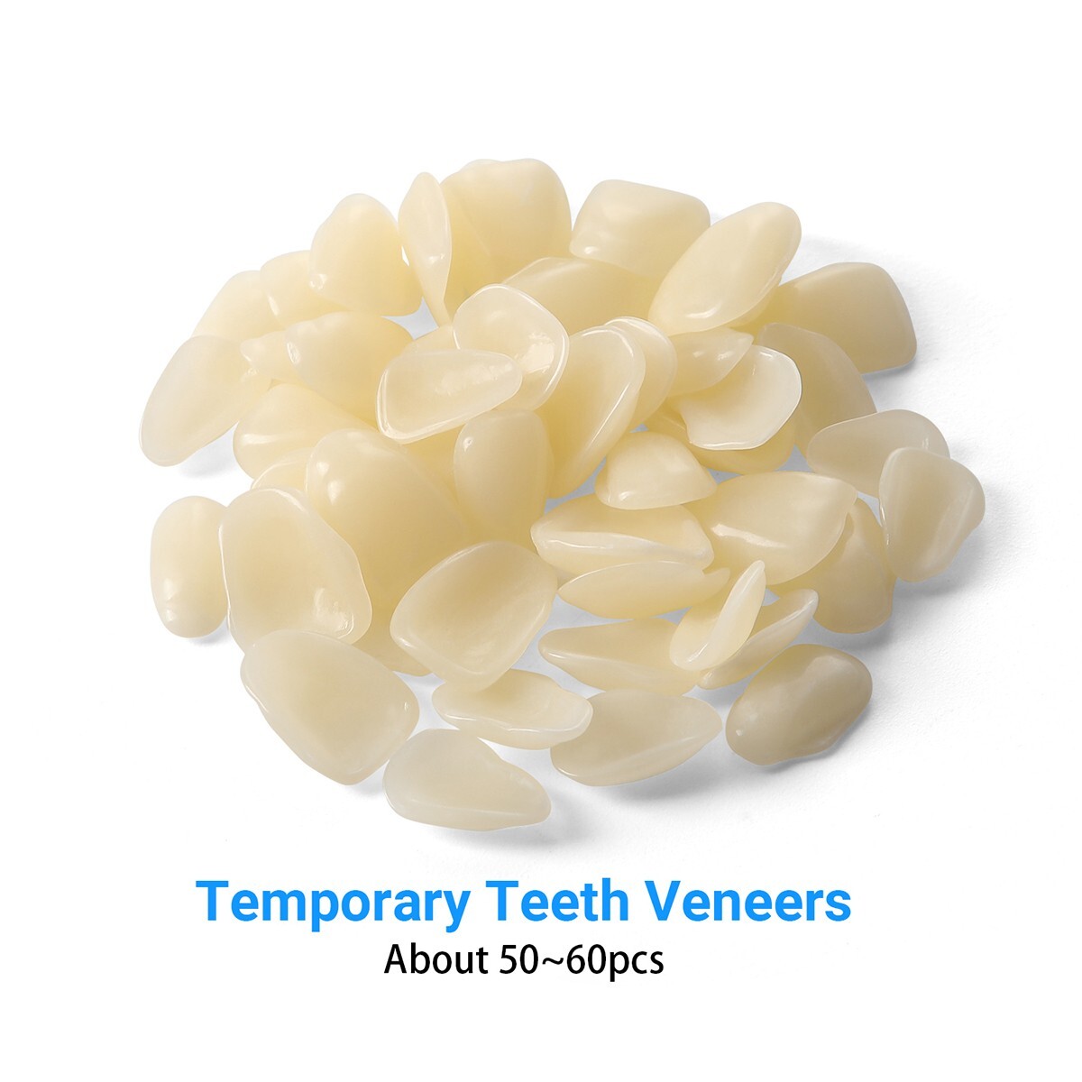 100 Pieces Dental Resin Teeth Temporary Crown Tooth Veneers Whitening Set A1 A2