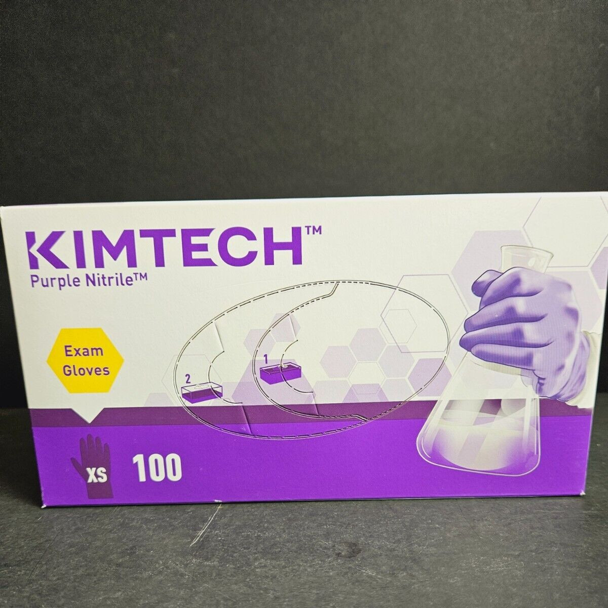 Kimtech Nitrile Gloves Extra Small Powder Free 10 Boxes with 100 Gloves Each