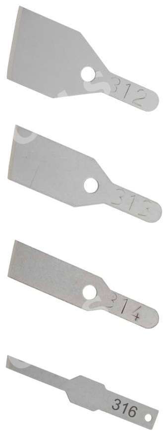 MYCO GLASSVAN Chisel Surgical Blades Carbon Steel Sterile 12/BX #312 313 314 316