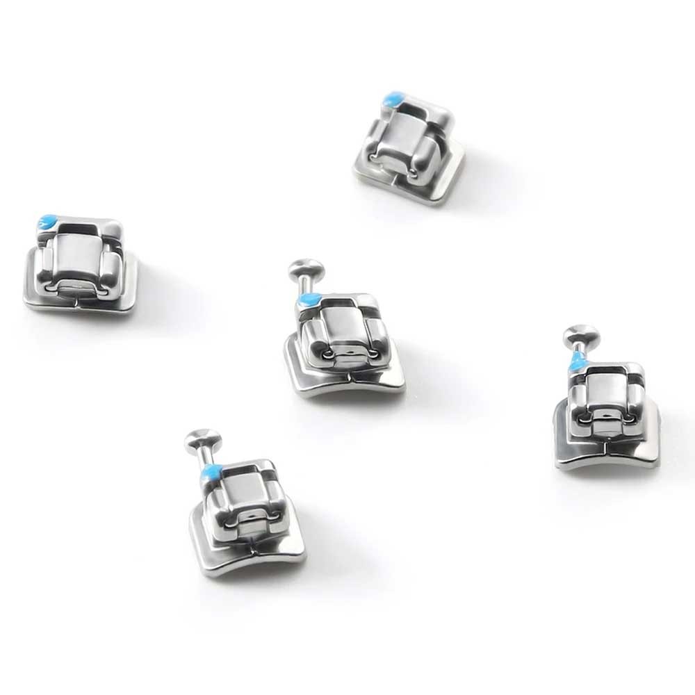 1 box /20pcs Dental Orthodontic Self Ligating Braces Bracket Roth.022 Hooks 345