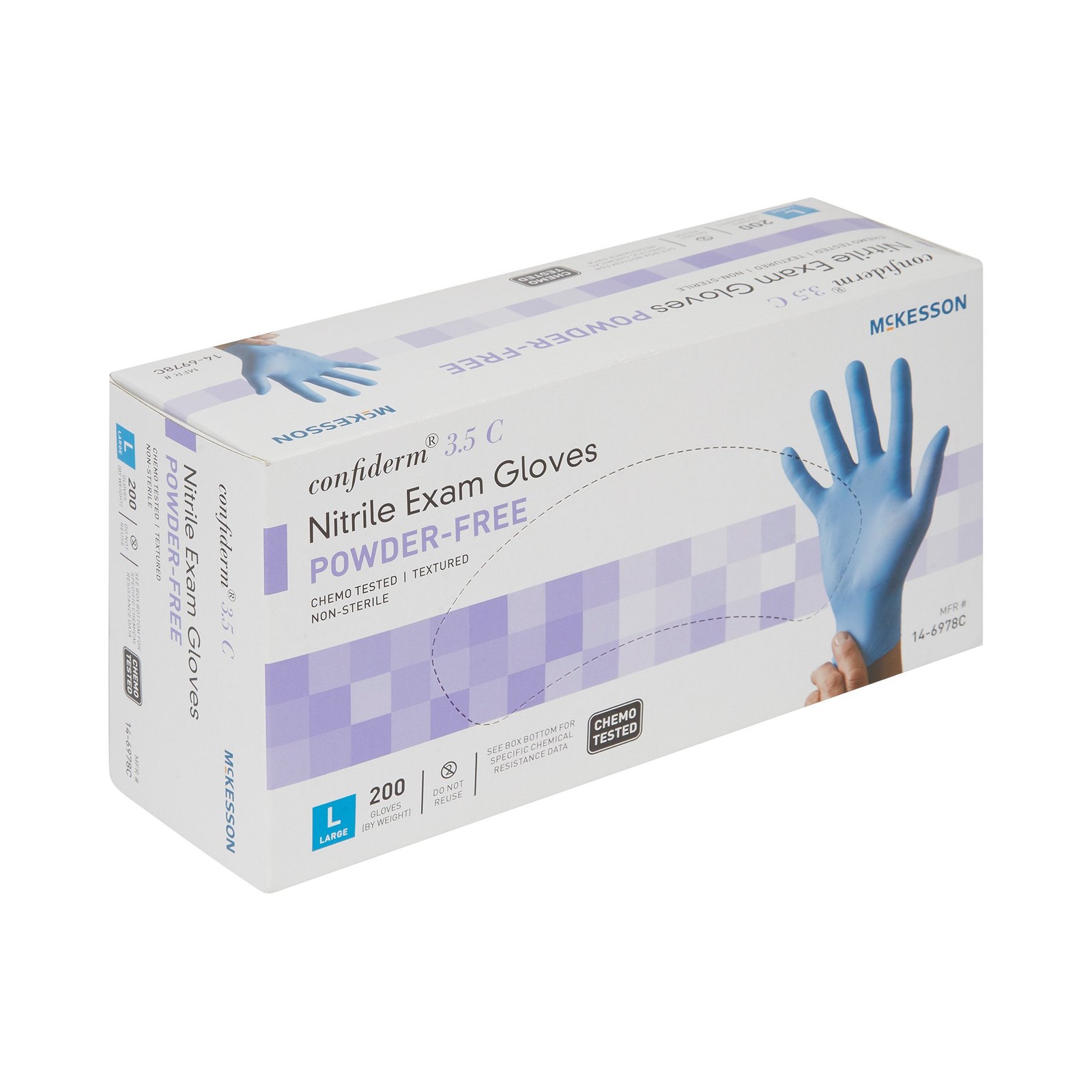 McKesson Confiderm Nitrile Exam Glove – 200 per Box