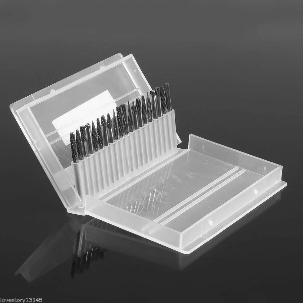 20 Pcs/Pack Lab Dental Tungsten Carbide Rotary Burr Rotary Tool Milling Drill