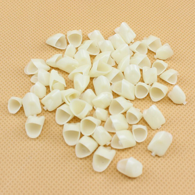 60pcs Temporary Porcelain Crown Posterior&Anterior Teeth Caps Molar Dental Resin