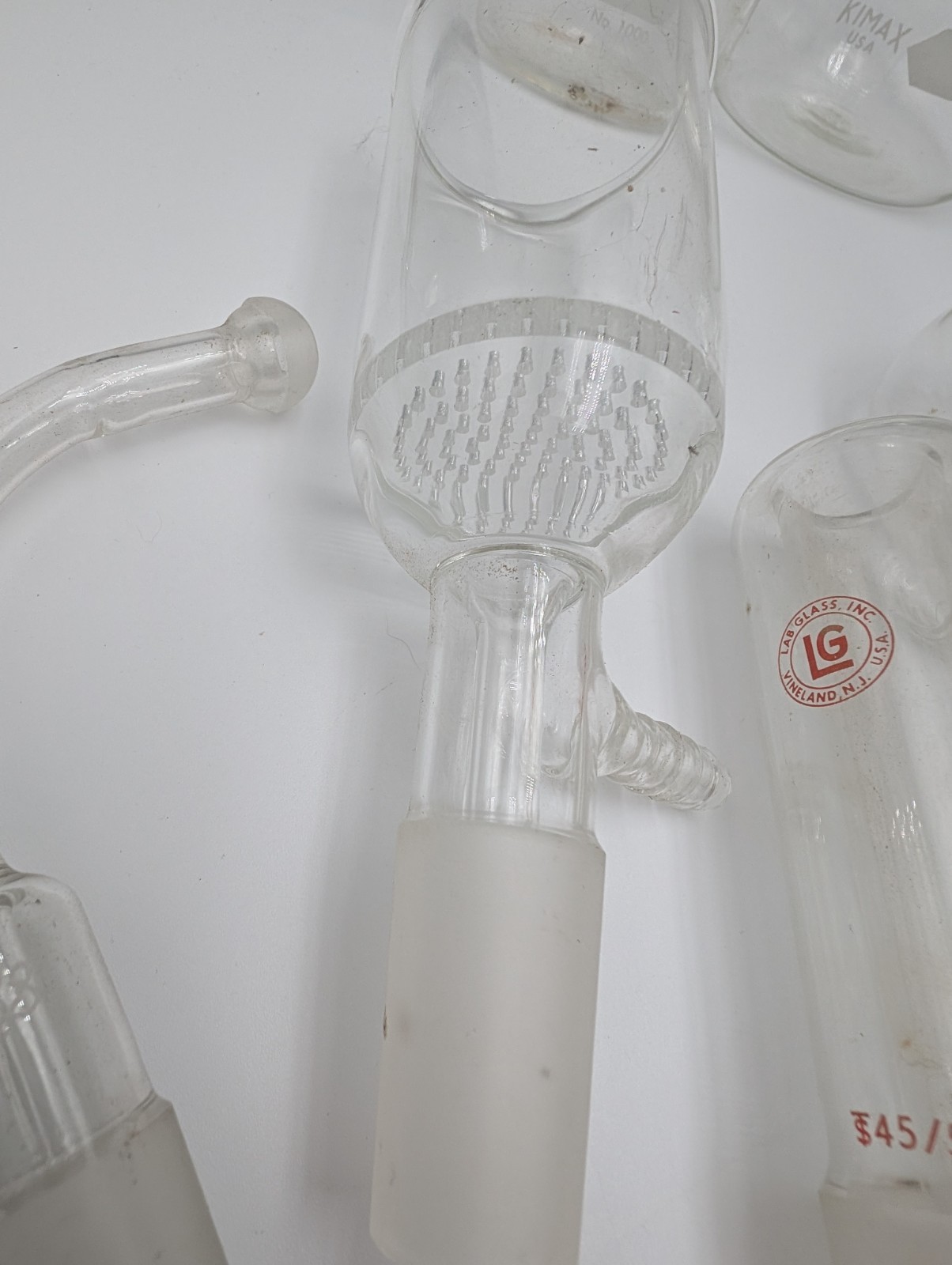 27 Piece Lot Lab Glassware PYREX 500-10 mL Boilng Flasks Scientific Equipment