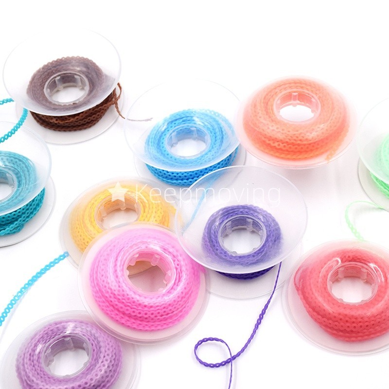 Dental Ortho Elastic Ultra Power Chain Rubber Braces Bands Long/Short/Continuous