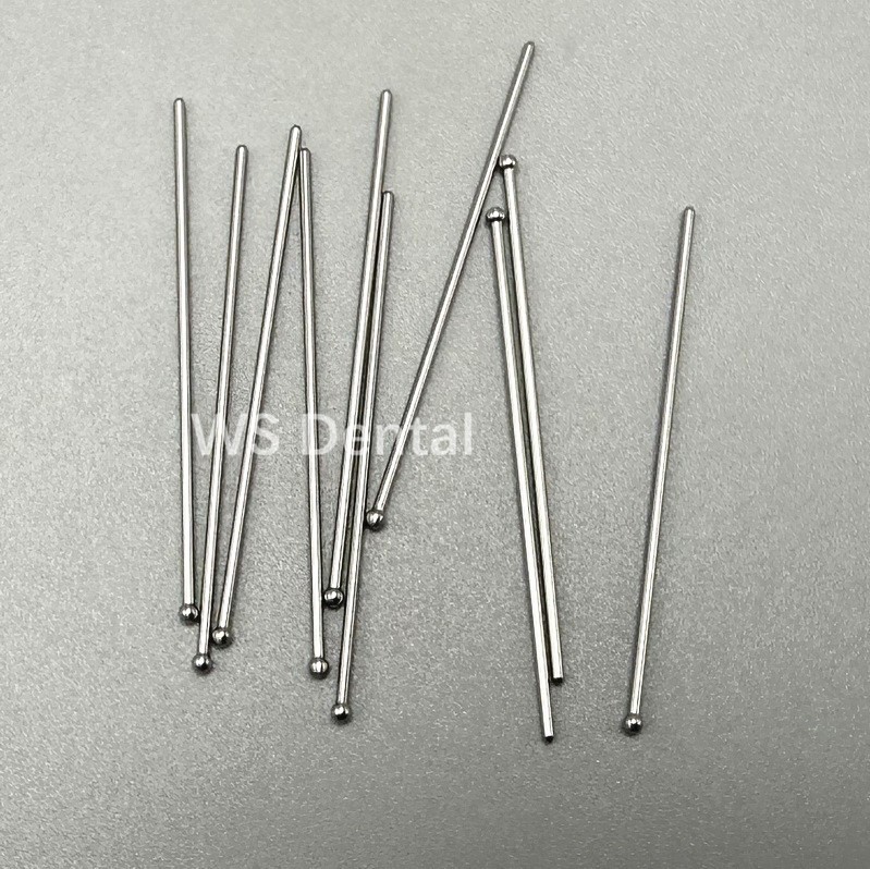 10Pcs Dental Ball Retainer J Clasp Oblique Clasps Bars Ball-Type 0.7/0.8/0.9/1.0