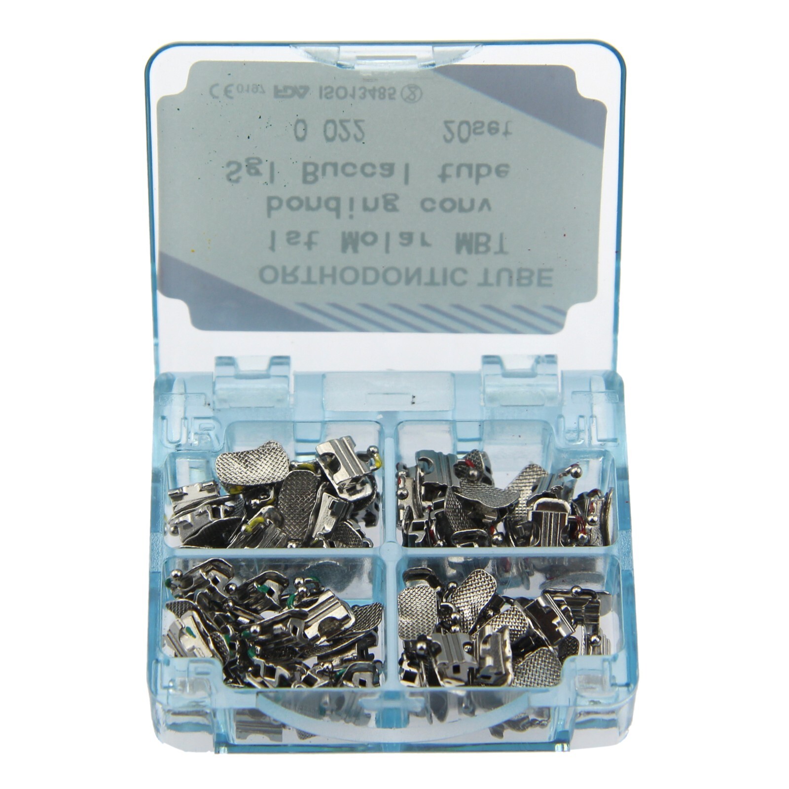 20Types Dental Orthodontic Buccal Tubes 1st 2nd Molar Bracket Bondable Roth MBT