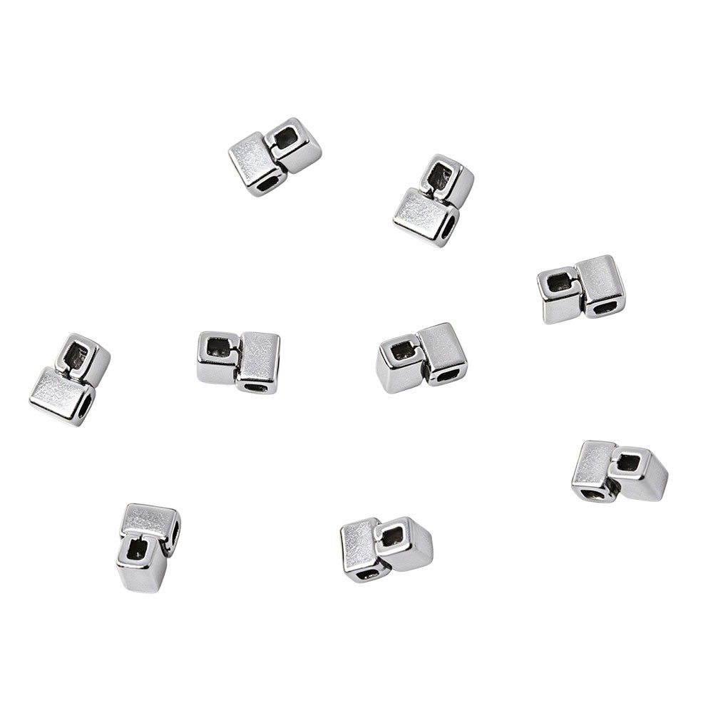 Dental Orthodontic Accessory Crimpable Hook Double Tube/ Cross Type 10pcs/bag