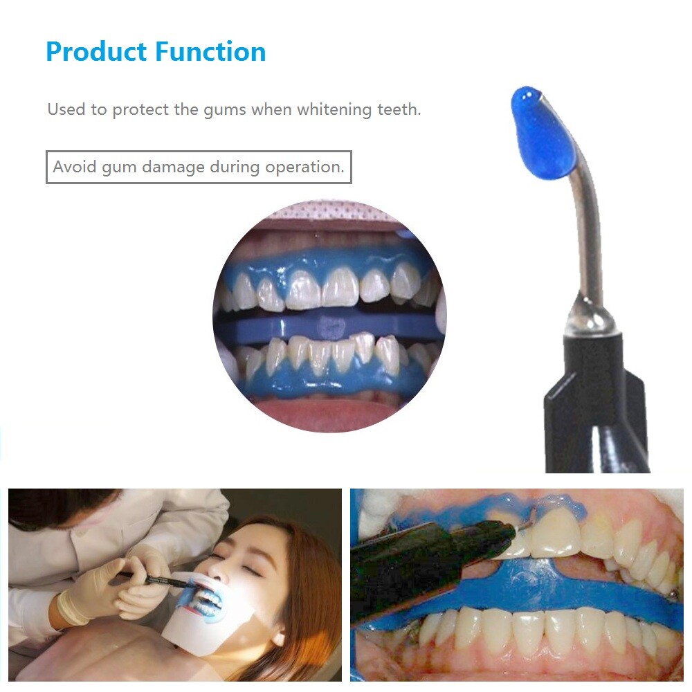 10Pcs Dental Teeth Whitening Gingival Gel Barrier 3ml Gum Protector Syringe
