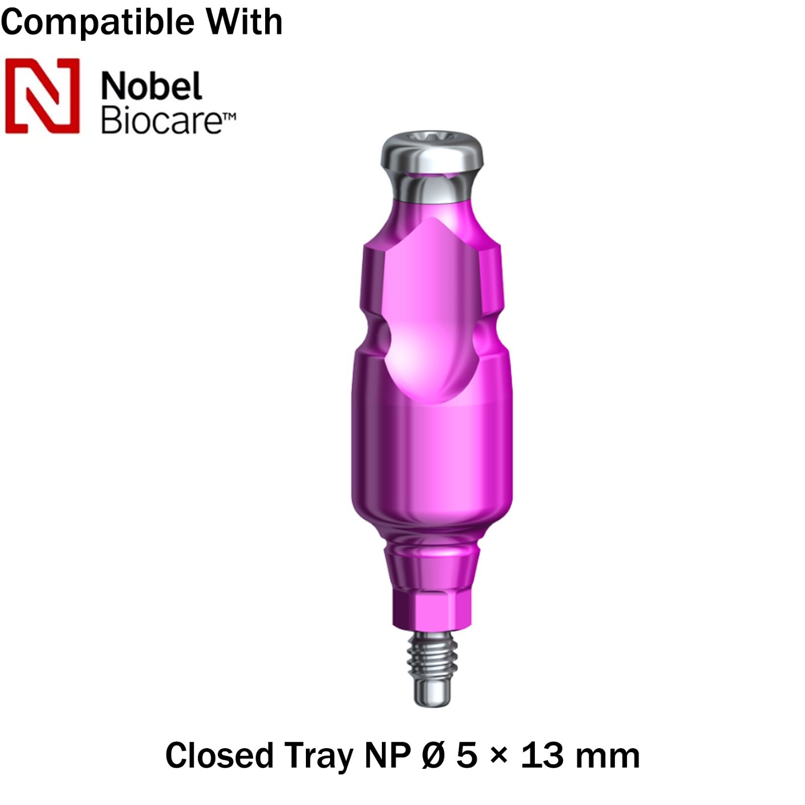 Dental Impression Transfer Coping Open Closed Tray Analog NP RP fit Nobel Active