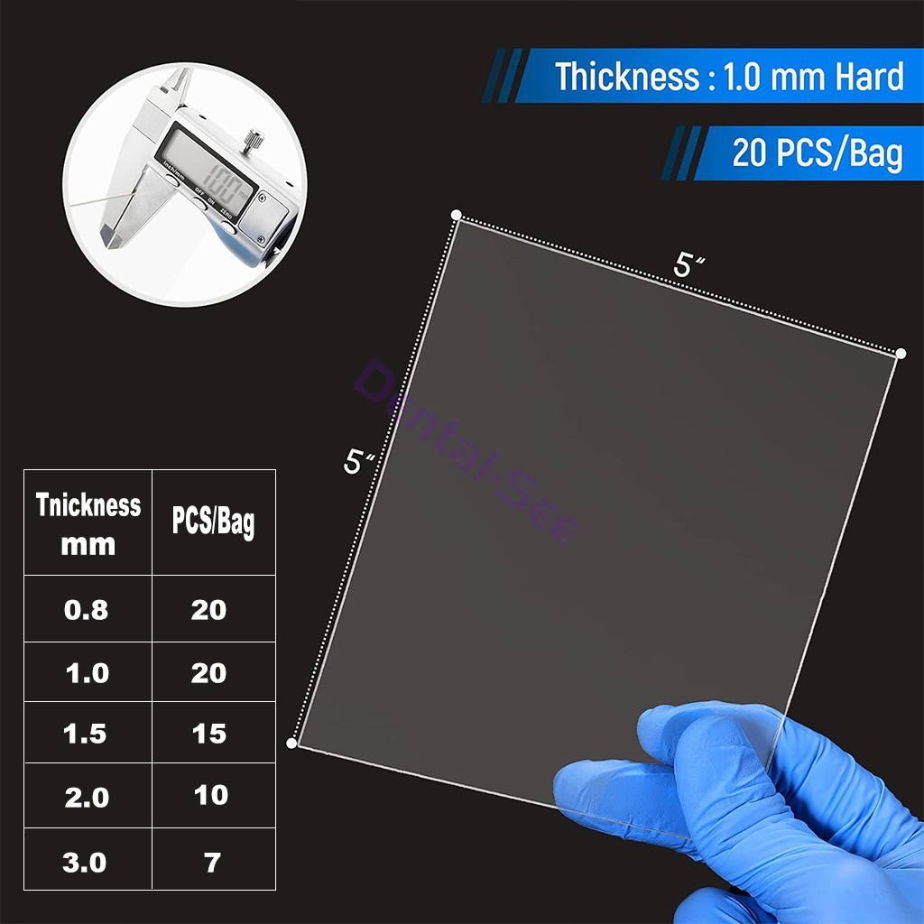 Dental Vacuum Forming Sheets Lab Hard/Soft Splint Thermoforming Material