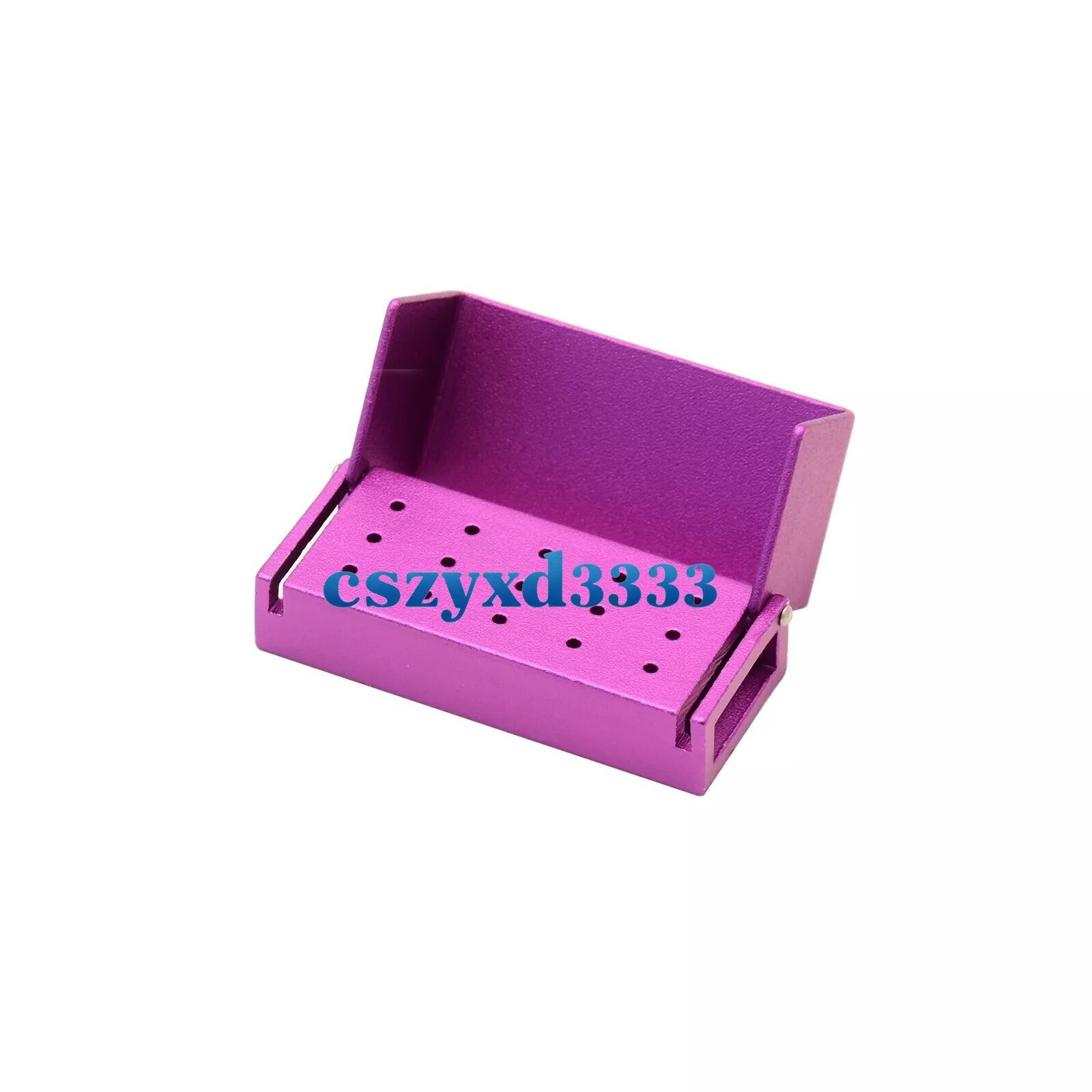 Dental Bur Holder Block Disinfection Box 10/15/16/24/30/56/100/142/152 Holes