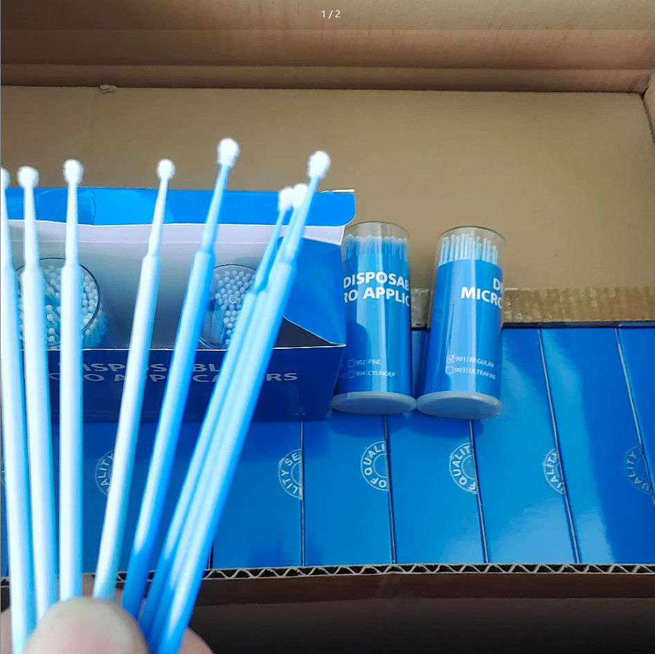 100Pcs/Box Dental Material Disposable Micro Brushes Applicators Micro Applicator