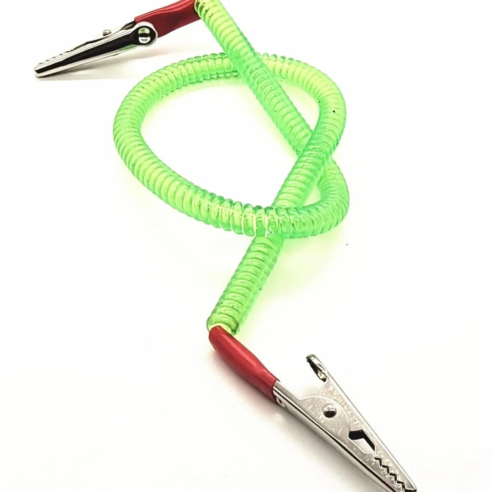 5 Pcs Dental Patient Bib Clip Chains Napkin Holder Flexible Coil Plastic Mixed