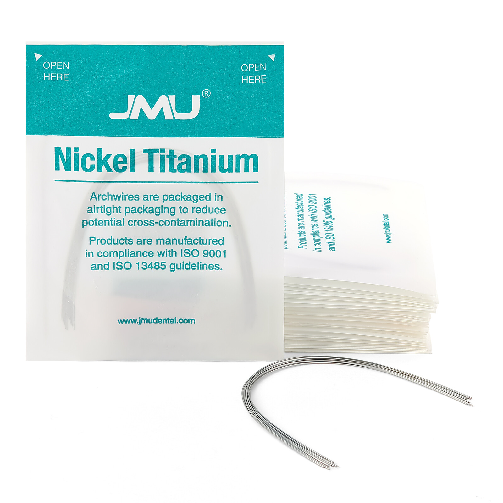 JMU Nickel Orthodontic NiTi Titanium Arch Wire Ovoid Form Round/Rectangular
