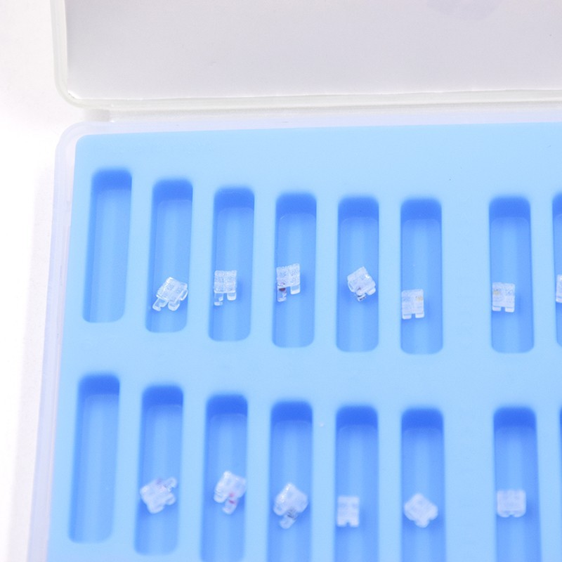 Dental Orthodontic Sapphire Bracket Monocrystalline Aesthetic Roth 022 345 Hooks