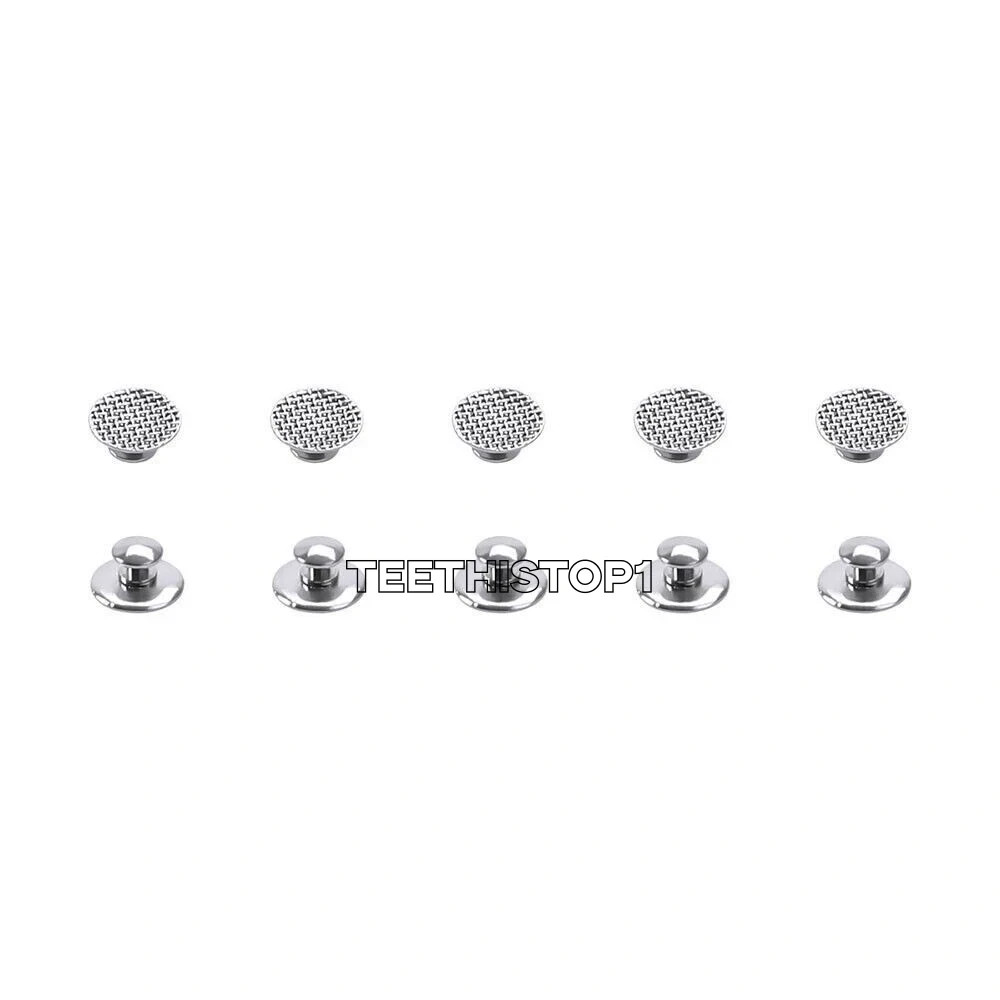 50 Pcs Dental Supplies Orthodontic Ortho Lingual Buttons for Bondable Round Base
