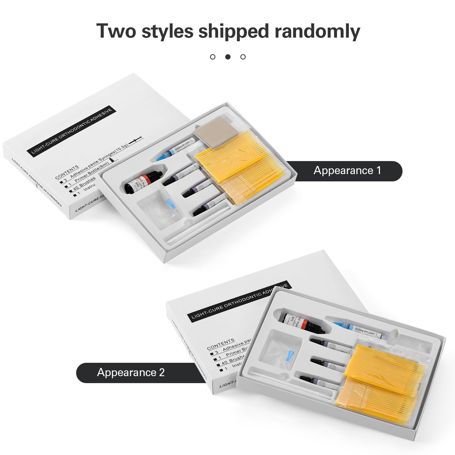 Dental Bracket Braces Glue Ortho Adhesive Bonding System Light Cure Primer Kits