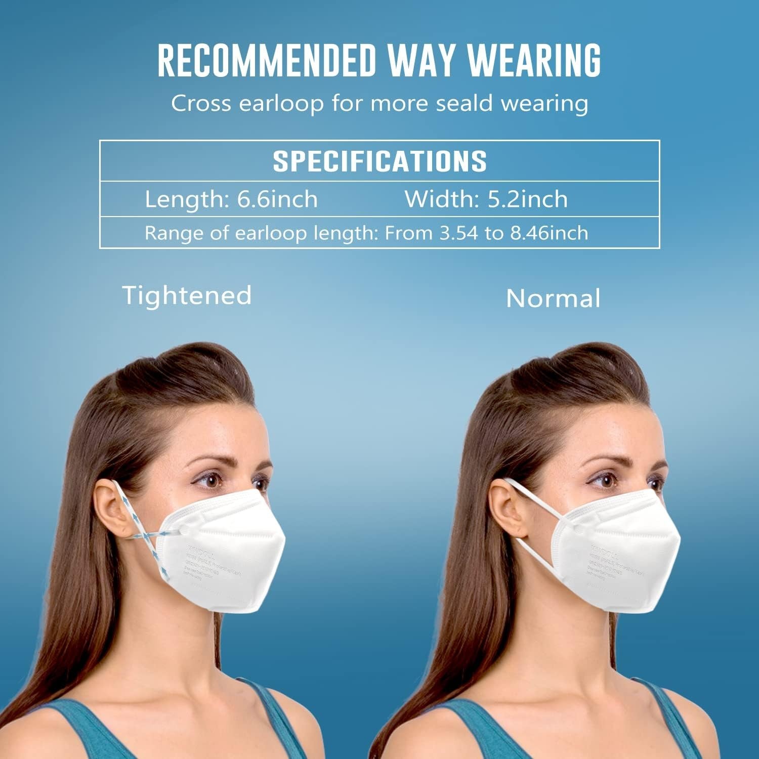 Comfortable 5-Layer KN95 Masks – 25 Pack, Adjustable Fit for Everyday Use