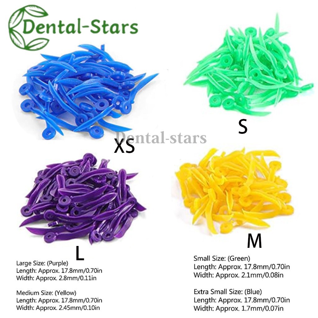 Dental Tooth Gap Wedges with End Circular Hole Diastema Wedge Fits Palodent V3