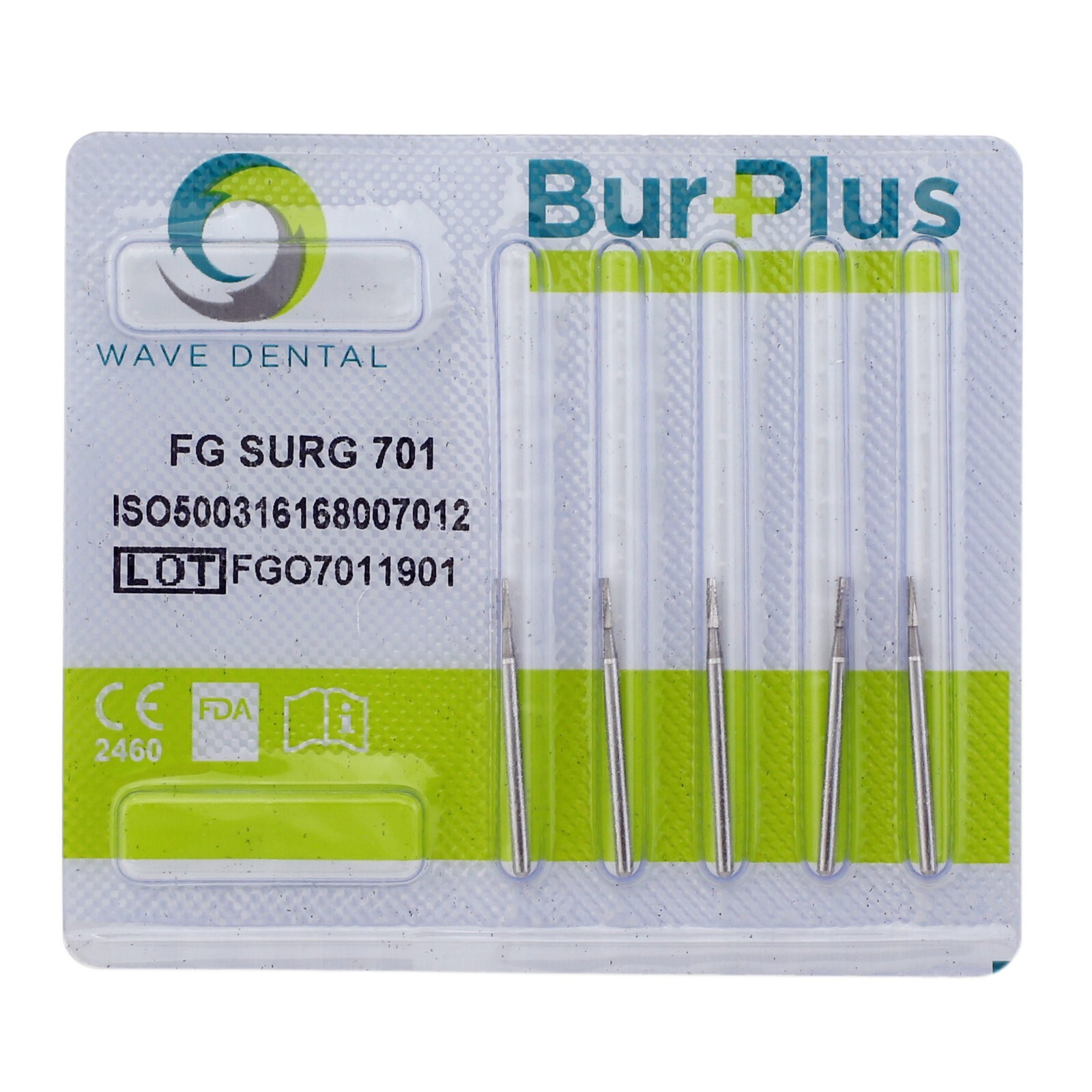 Wave Dental 701 Surgical Bur 701L SL Burs Long Shank Carbide High Speed FG SURG