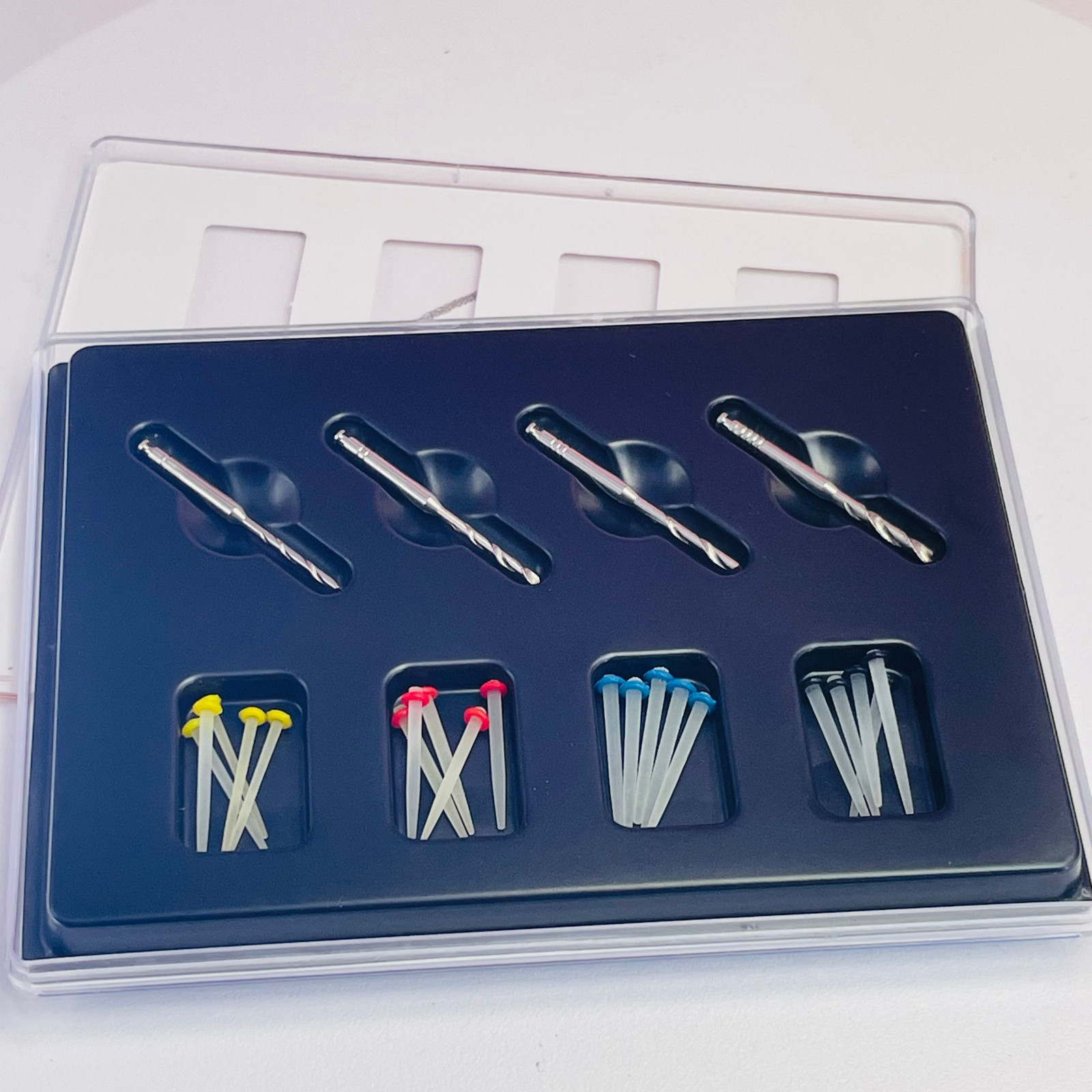 1Box Dental High-intensity Quartz straight Pile Fiber Resin Post postes de fibra
