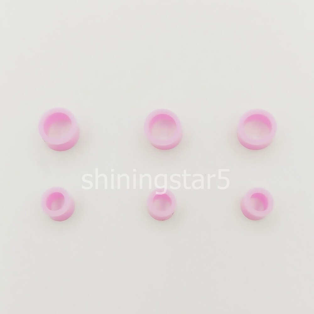 100 Pcs/Box Dental Instrument Hygienist Silicone Color Code Rings Bands Circle
