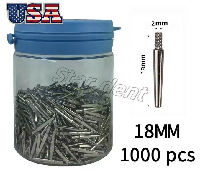 1000 Pcs Dental Lab Master Dowel Single Pins use with Pindex For Die Model Work