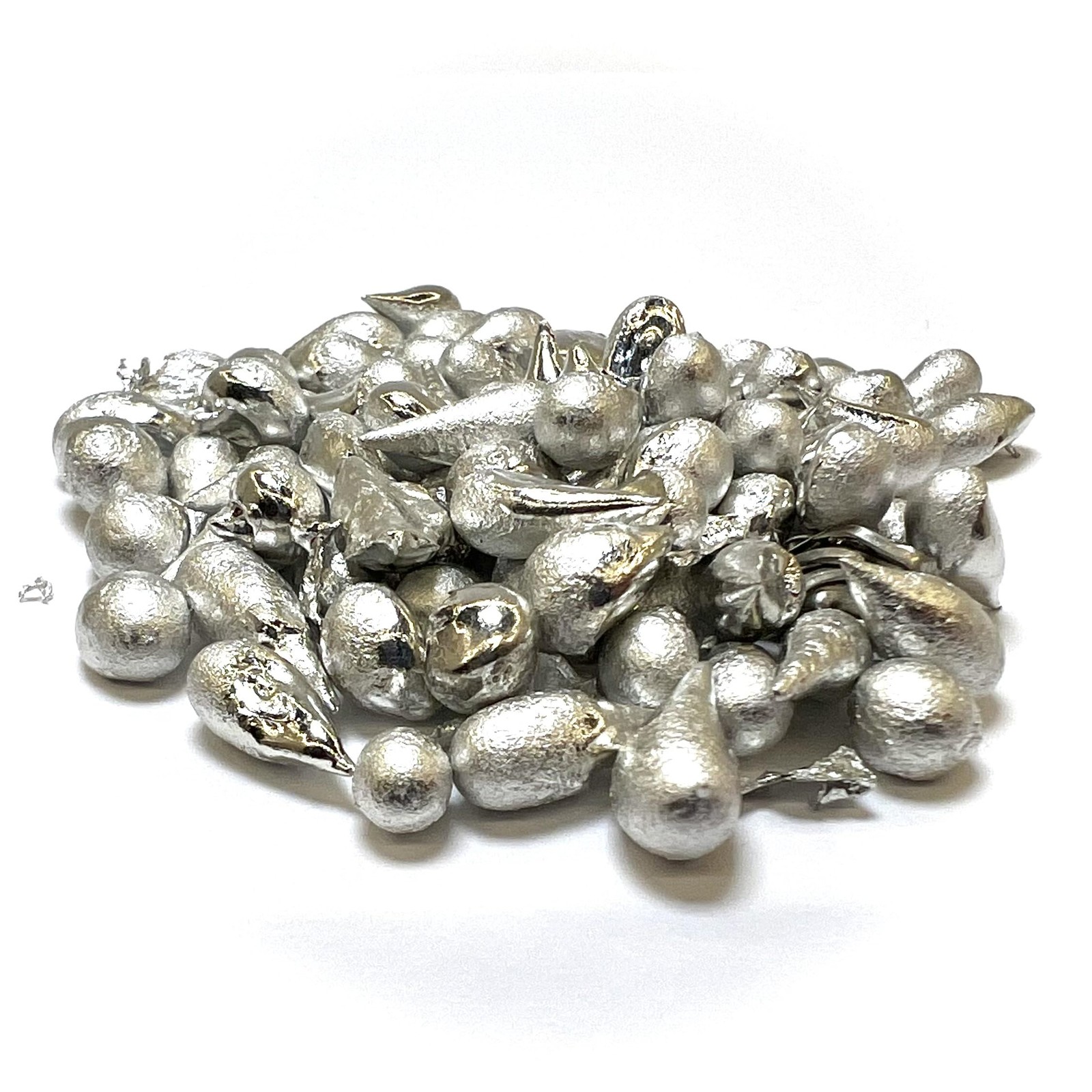 High-Purity Tin Metal 99.9% 15g Laboratory-Grade Shots