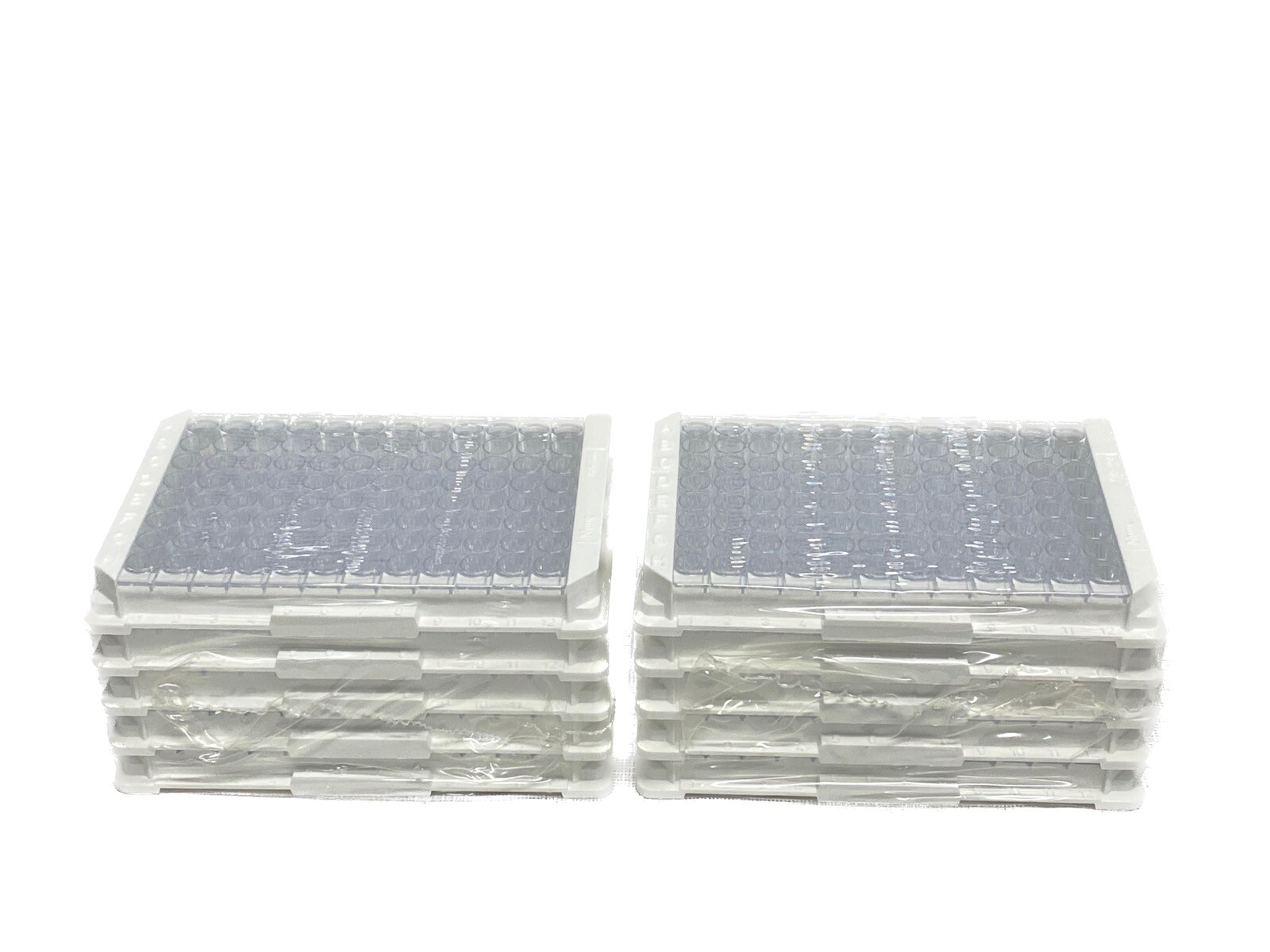 (10) THERMO Nunc 400uL Immobilizer Amino 12×8 Strips Clear Microplates 436013