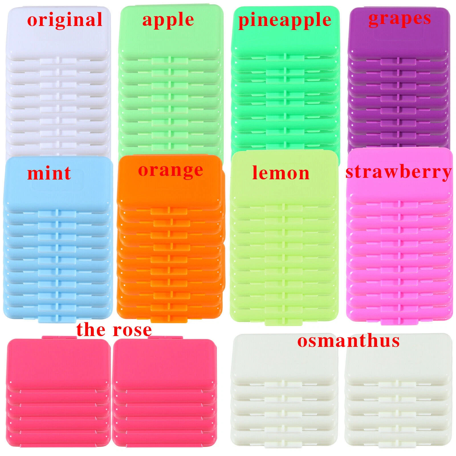 20Pack/100pcs Dental Orthodontics Ortho Wax Braces Gum Irritation 10 Fruit Scent
