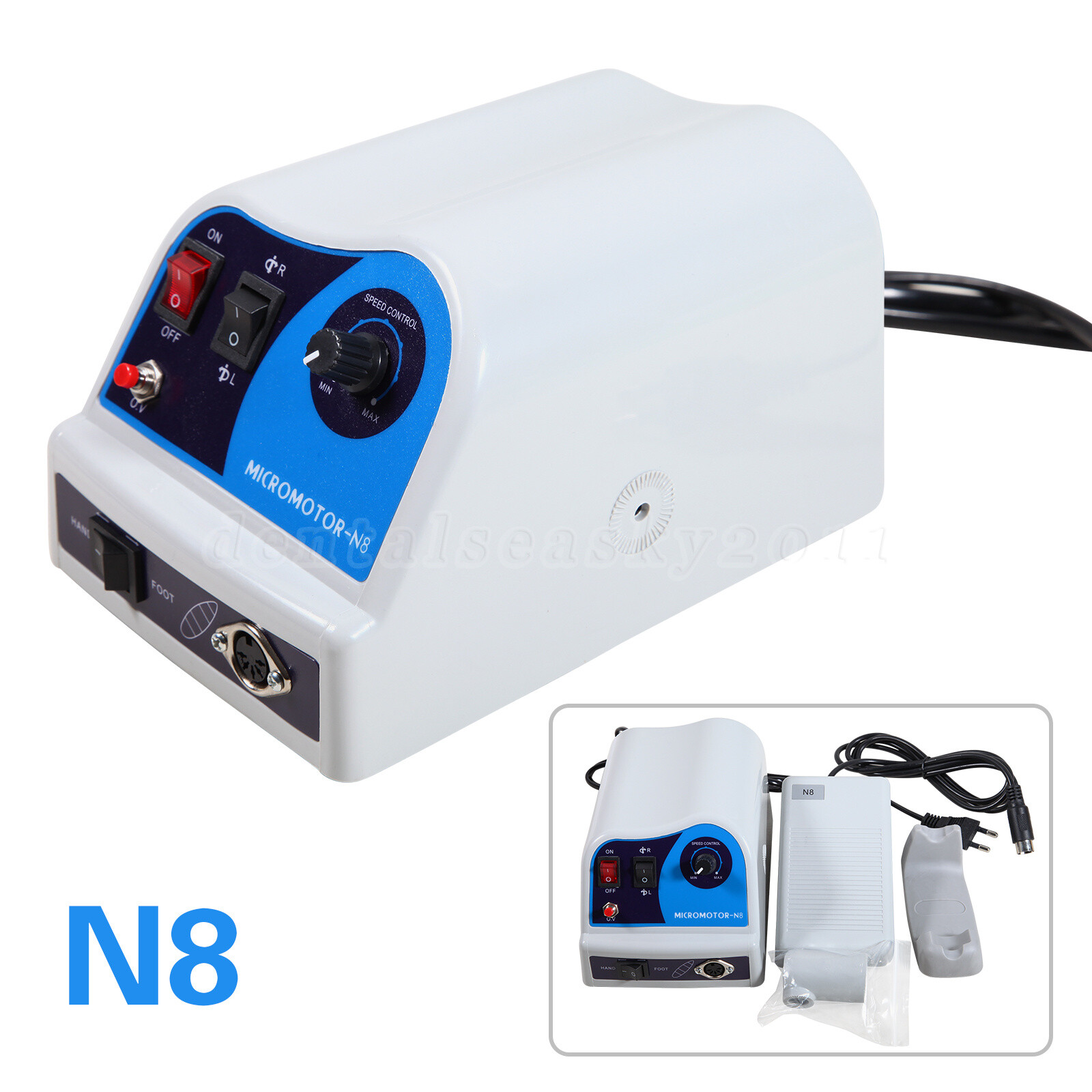 Dental Lab Marathon Micromotor Polisher Unit N8/ 45K RPM Polishing Handpiece