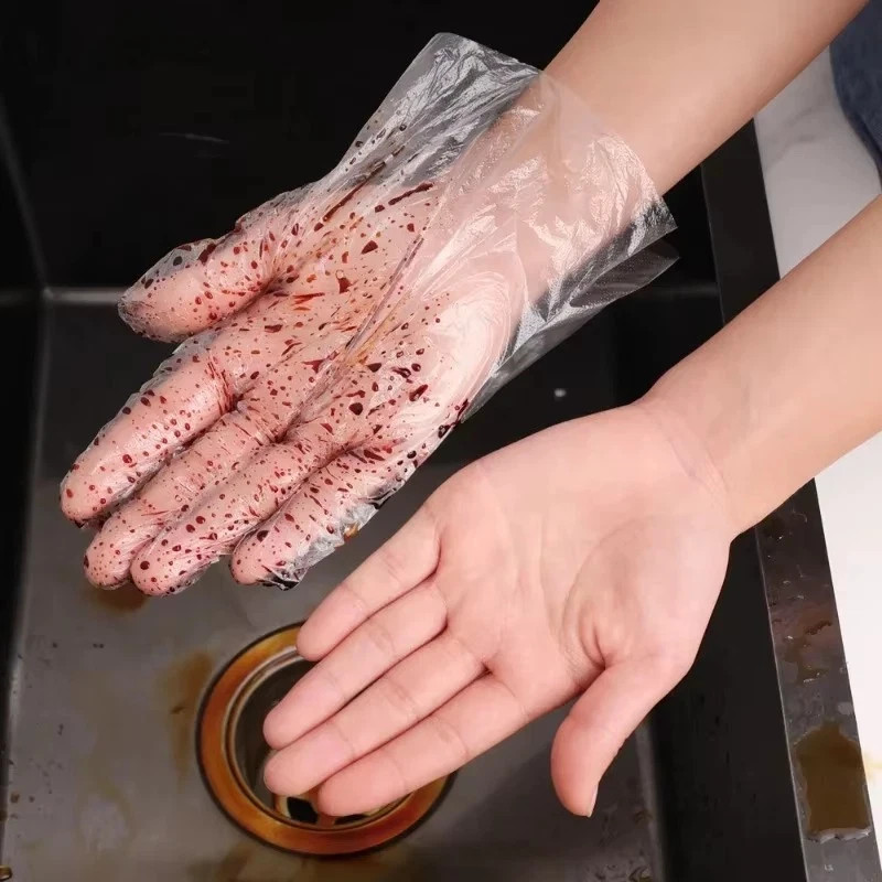 100-500 Count Disposable Poly Plastic Gloves for Cooking, Food Prep and Food