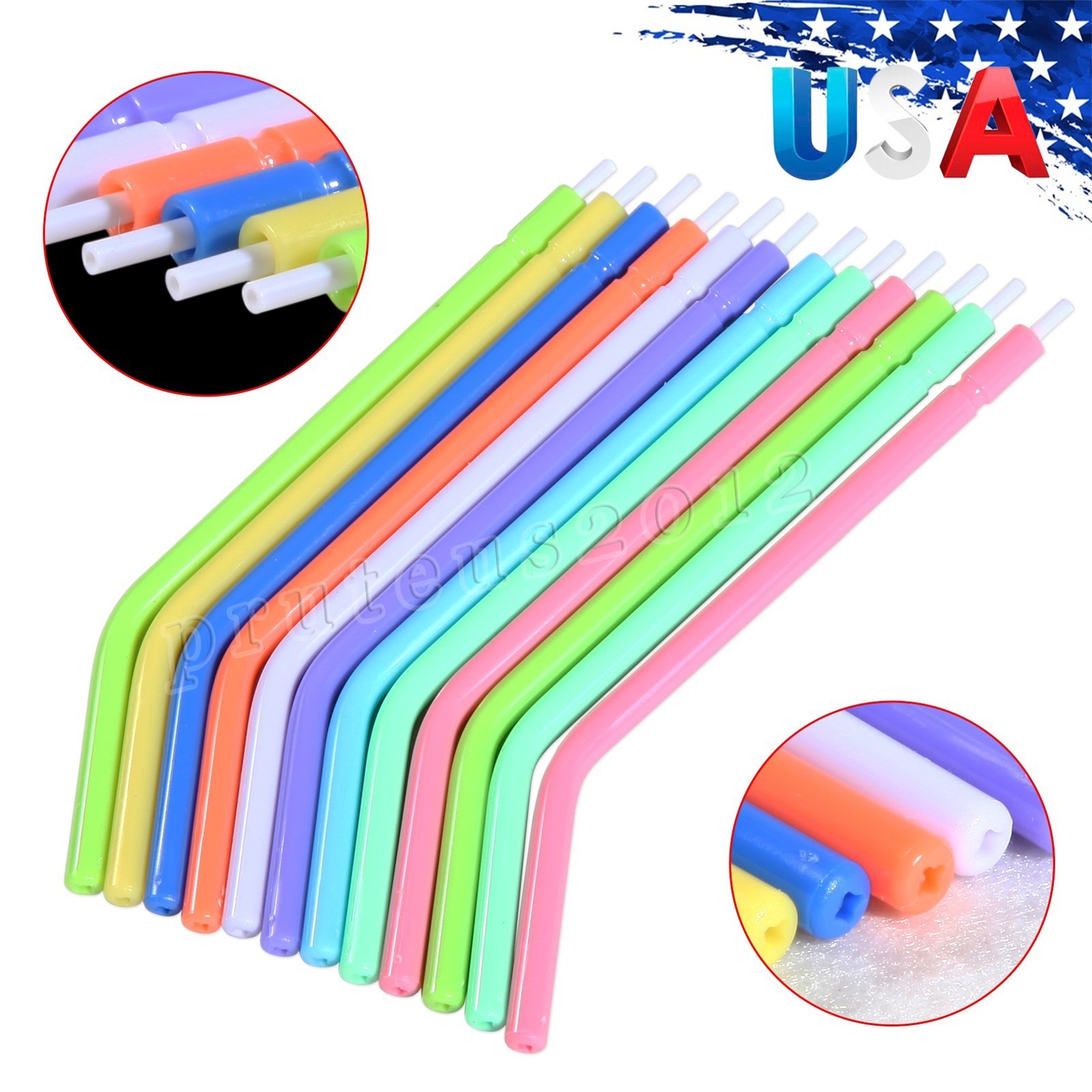 Disposable Air/Water Syringe Tips – Universal Fit, Dental (Choose Qty/Color)