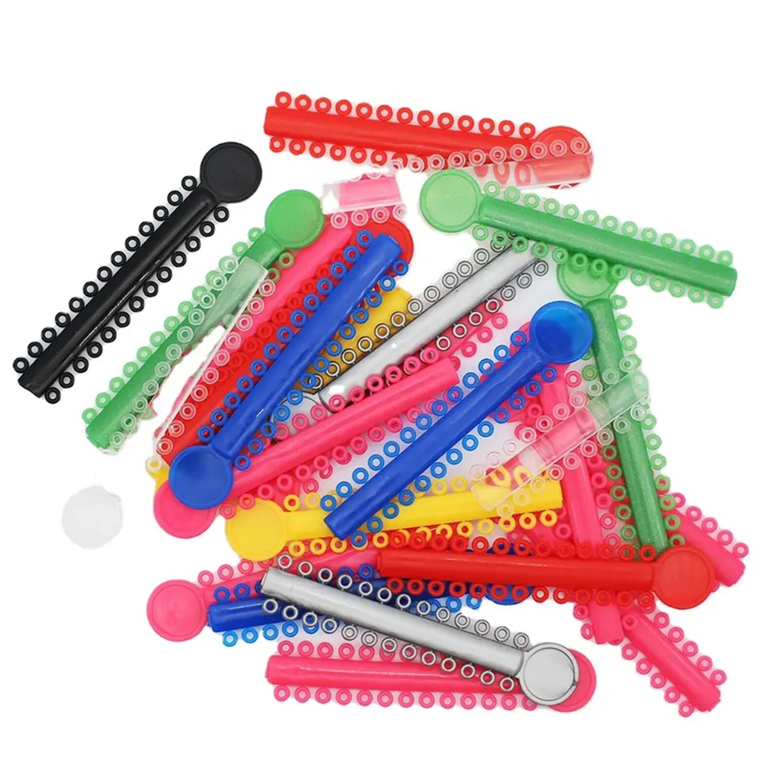 1040pcs/Bag Dental Orthodontic Ligature Ties Braces Elastic Rubber Bands