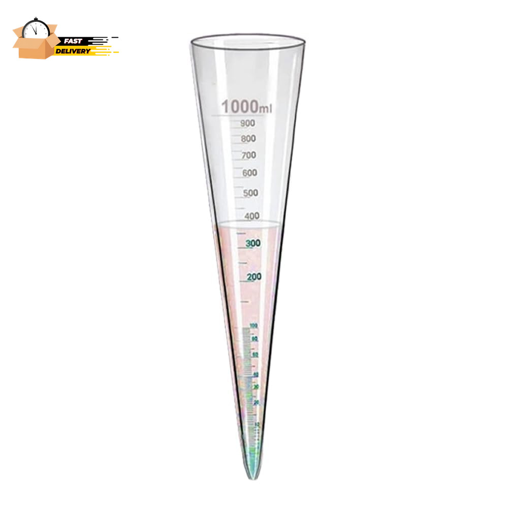 1000 Ml Imhoff Cone for Sedimentation & Biofloc Test | Water Testing C