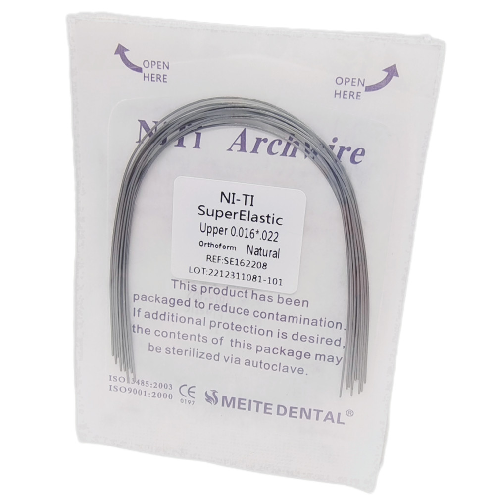 Dental Orthodontics Niti Rectangular Arch Wires Nature Form 10 pcs/pack